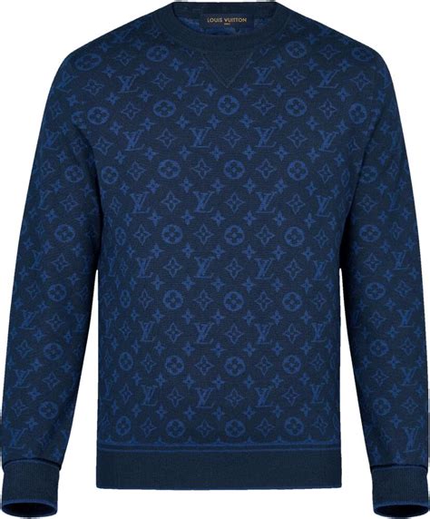 blue louis vuitton sweater|louis vuitton sweatsuit.